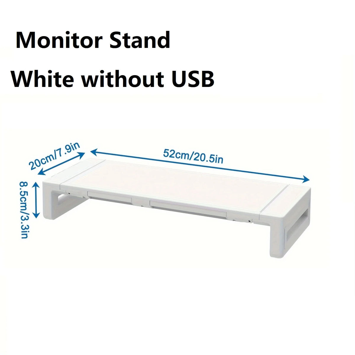 ForgeLift Adjustable Monitor Stand with Drawer