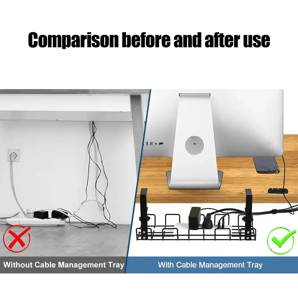 ForgeTray Under-Desk Cable Shelf