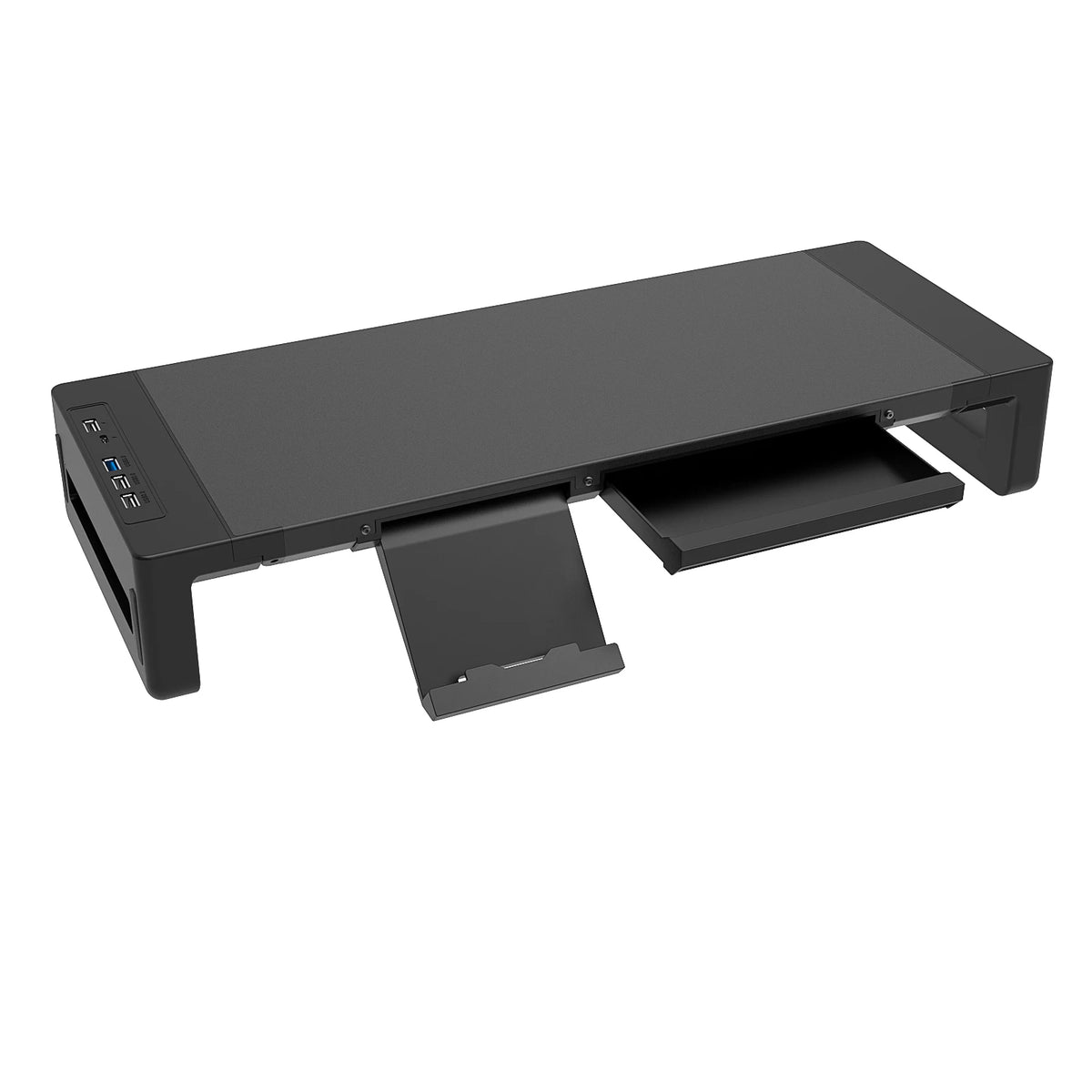 ForgeLift Adjustable Monitor Stand with Drawer