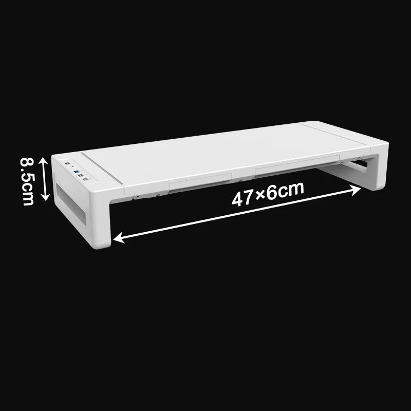 ForgeLift Adjustable Monitor Stand with Drawer