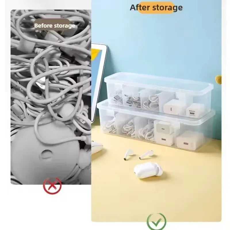 ForgeBox Transparent Cable Organizer