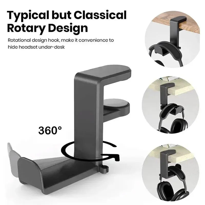 ForgeHook 360° Rotating Headset Stand