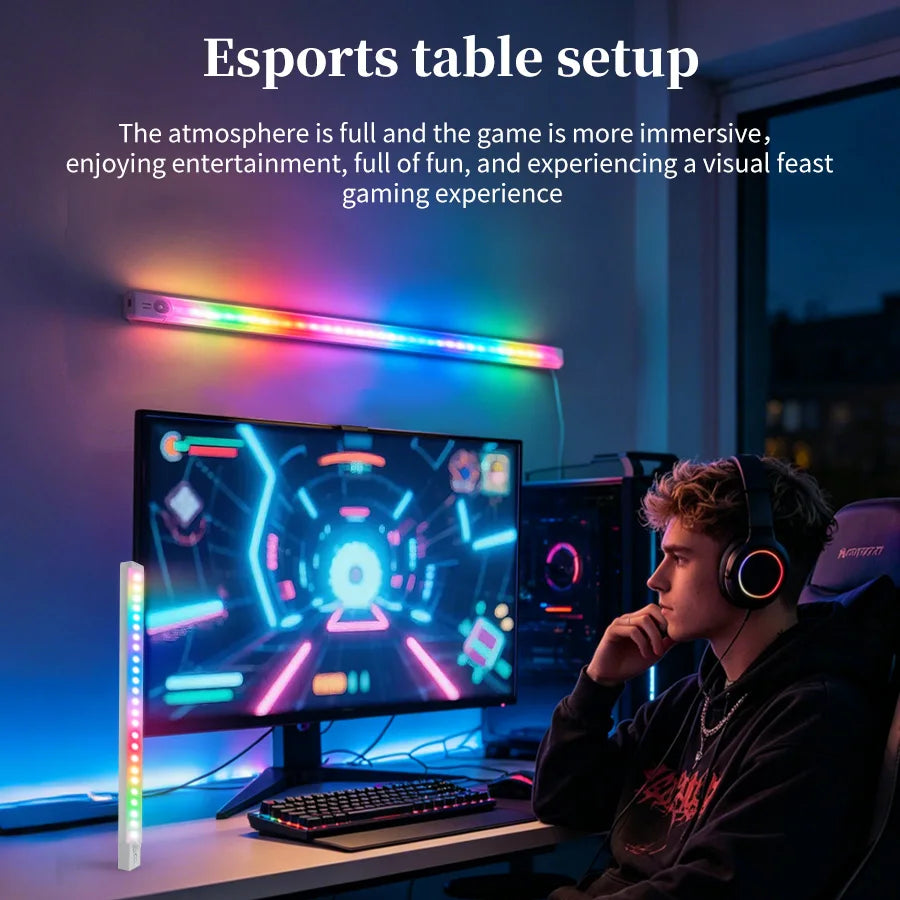 ForgeGlow RGB Motion-Sensor Desk Light
