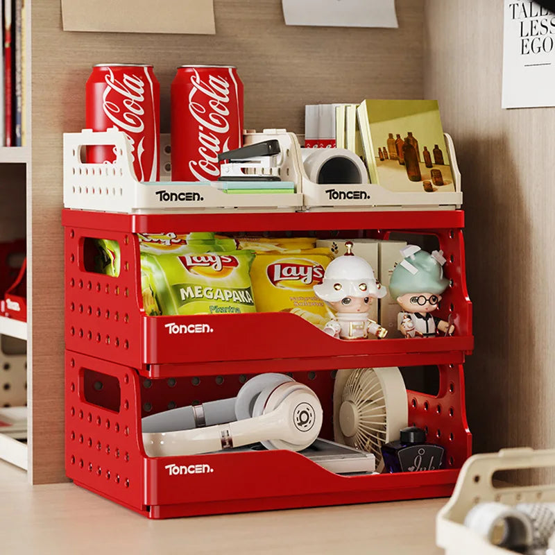 ForgeBox 3-Tier Stackable Desk Organizer