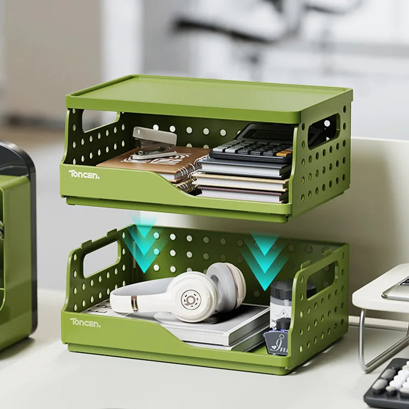 ForgeBox 3-Tier Stackable Desk Organizer