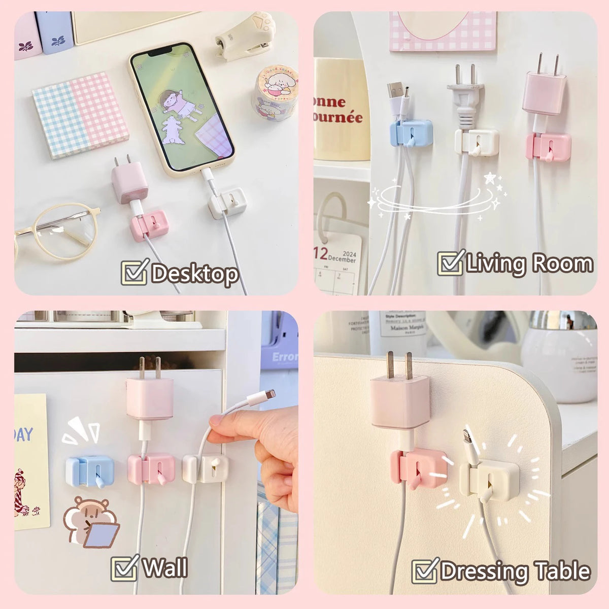 ForgeClip No-Drill Edge Cable Clip