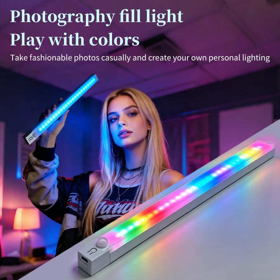 ForgeGlow RGB Motion-Sensor Desk Light