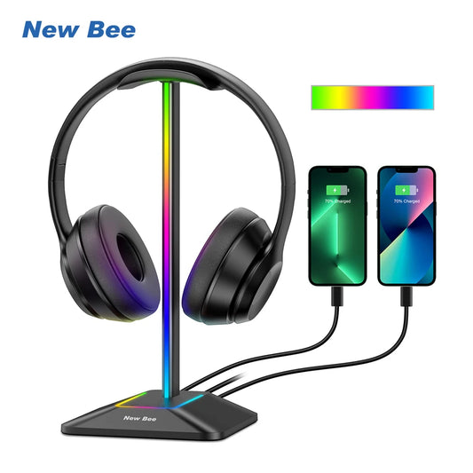 New Bee Z8 RGB Headphones Stand