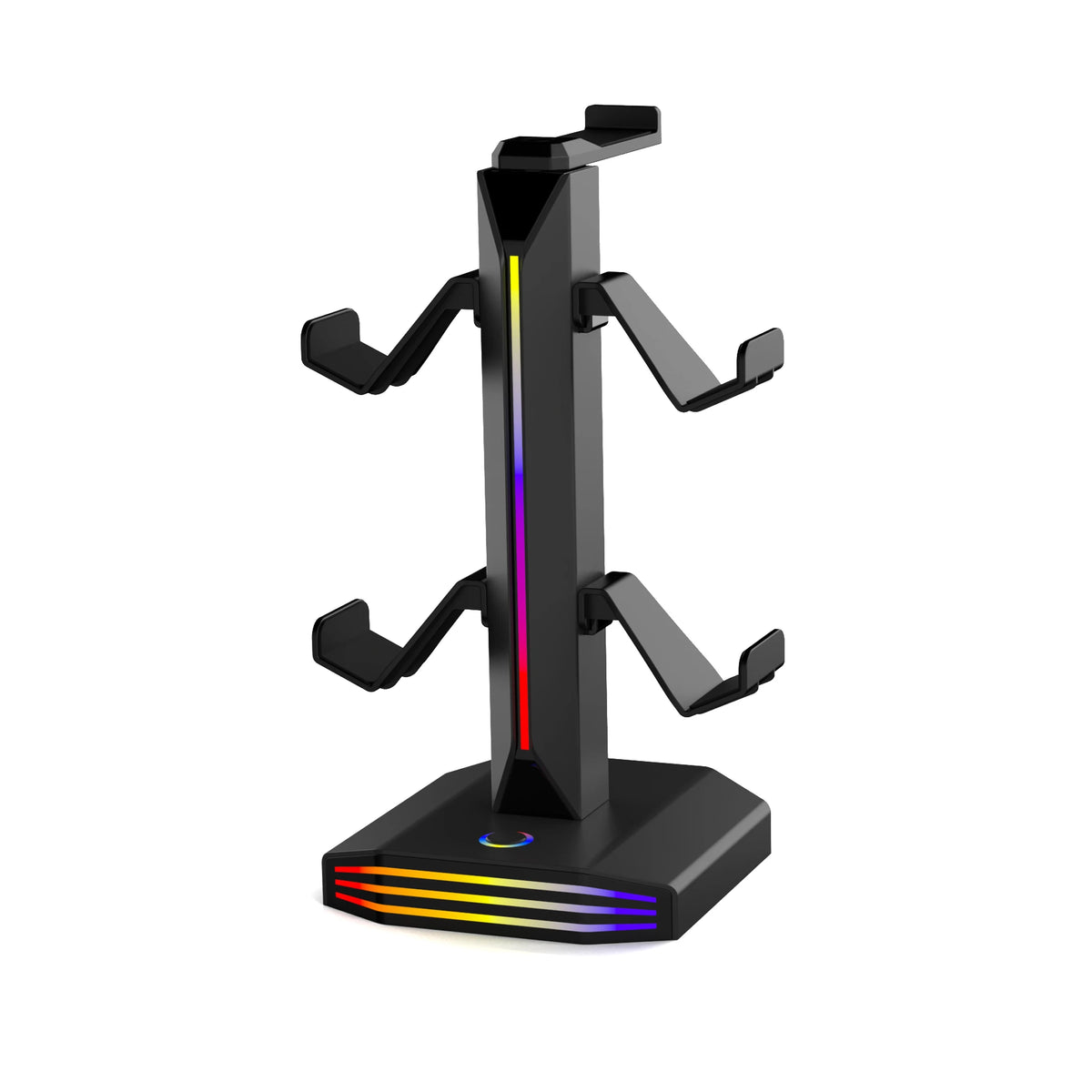 ForgeHook RGB Headset & Controller Stand — USB Hub