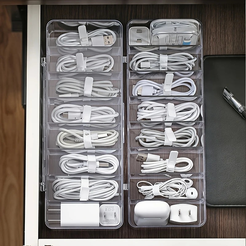 ForgeBox 8-Compartment Cable Organizer