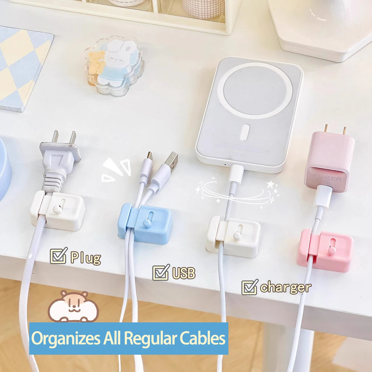 ForgeClip No-Drill Edge Cable Clip