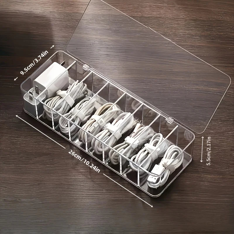 ForgeBox 8-Compartment Cable Organizer